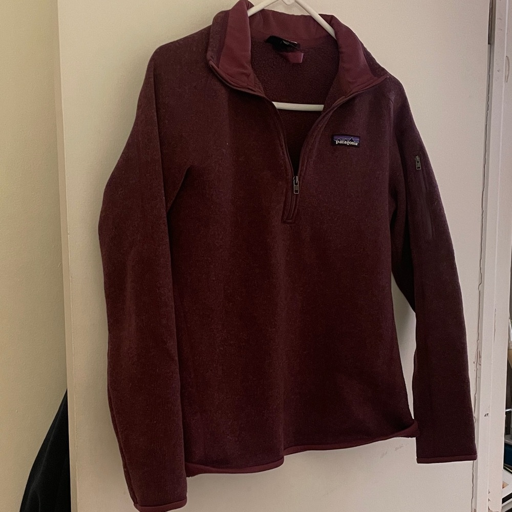 Patagonia dark ruby 1/4 Zip Fleece